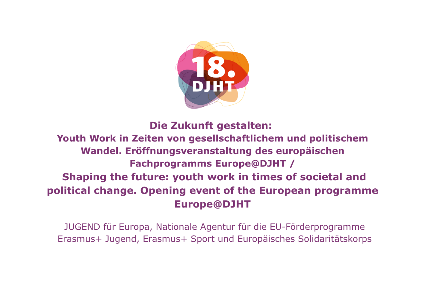 Eröffnungsveranstaltung von Europe@DJHT | Opening Event of Europe@DJHT